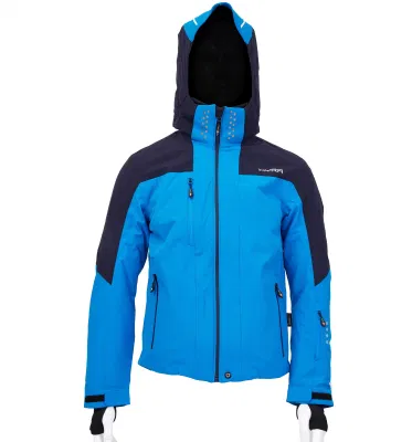 Jaqueta de esqui com almofada de neve à prova de vento e à prova d'água para inverno ao ar livre