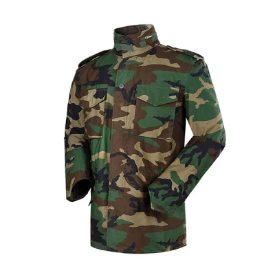 Venda quente de lã impermeável ao ar livre jaqueta militar de inverno M65